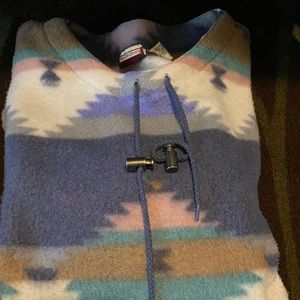 Aztec fleece pullover